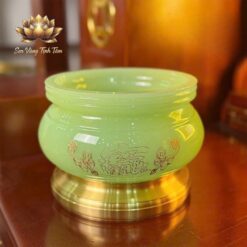Bát hương màu xanh ngọc