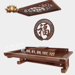 Bàn thờ treo tường gỗ 02